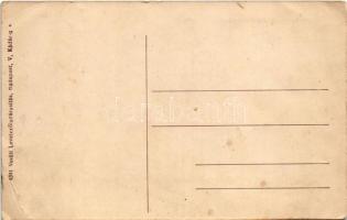 Lepsény, Erzsébet szobor a Fő utcával. Vasúti levelezőlapárusítás 4391. (EB)