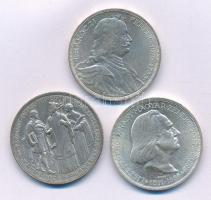 1935. 2P Ag "Pázmány" + 2P Ag "Rákóczi" + 1936. 2P Ag "Liszt Ferenc" -...