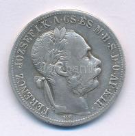 1892KB 1Ft Ag "Ferenc József / Fiume címer" T:VF ph.
Hungary 1892KB 1 Forint Ag "Fra...