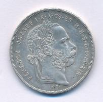 1879KB 1Ft Ag "Ferenc József / Középcímer" T:XF
Hungary 1879KB 1 Forint Ag "Franz Jo...