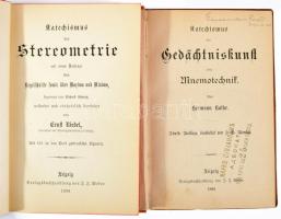 Webers Illustrierte Katechismen 2 kötete:
Kothe, Hermann: Katechismus der Gedächtniskunst oder Mnem...