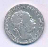 1887KB 1Ft Ag "Ferenc József / Barokk címer" T:VF,F
Hungary 1887KB 1 Forint Ag "Fran...