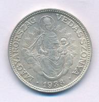 1938. 2P Ag "Madonna" T:XF  Adamo P7