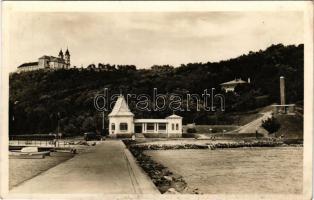 Tihany, apátság, kikötő, Darányi emlékmű (fl)