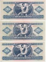 1980. 20Ft (3x) T:F szép papír
Adamo F17