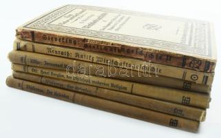 Aus Natur und Geisteswelt 6 kötete: 
F. Wislicenus: Der Kalender (2 kiadás), Emil Ott: Henri Bergso...