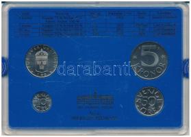 Svédország 1990. 10ö - 5K (4xklf) forgalmi sor műanyag tokban T:UNC
Sweden 1990. 10 Öre - 5 Kronor ...