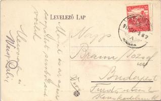 1917 Garamszentbenedek, Sankt Benedikt, Sväty Benadik, Hronsky Benadik; Középkori falfestmény az apá...