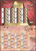 2011 Színházi, Szerelem és Karácsony bélyegem promóciós teljes ívek (névérték: 16.200Ft)