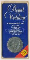 Nagy-Britannia 1981. 25p Cu-Ni "Károly és Diana esküvője" eredeti karton csomagolásban T:AU,XF Great Britian 1981. 25 New Pence Cu-Ni "Wedding of Prince Charles and Lady Diana" in original cardboard package C:AU,XF