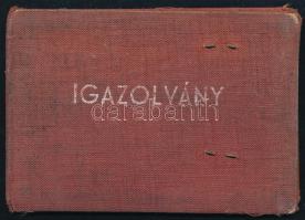 1960 Petőfi Színpad arcképes igazolványa igazgató részére