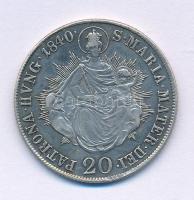 1840B 20kr Ag "V. Ferdinánd" T:XF,VF Huszár:2081.,Unger III.: 1419.