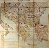 1916 Karl Peucker: Nordost-Frankreich, Belgien und Luxemburg, Deutsche Rheinländer / Südost-Europa, ...