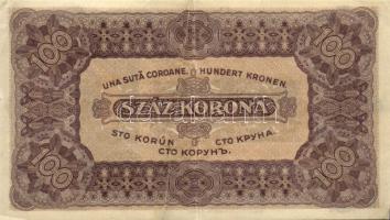 1923. 100K (2x) egyik nyomdahely jelöléssel T:II/II-