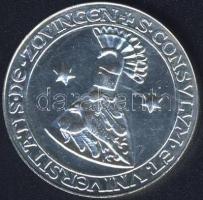 NSZK 1951. "750 éves Zofingen" Ag emlékérem 15g T:BU