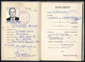 1978 Arcképes labdarúgó segédedzői igazolvány