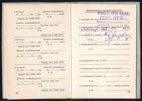 1978 Arcképes labdarúgó segédedzői igazolvány