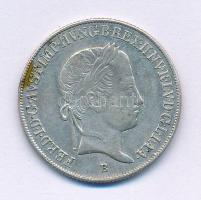 1847B 20kr Ag "V. Ferdinánd" T:XF patina
Unger III.:1419., Huszár:2081