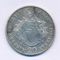 1848KB 20kr Ag "V. Ferdinánd" T:XF,F a portré oldalon nagyobb ü. Huszár: 2092., Unger III.: 1428.