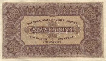 1923. 100K (2x) nyomdahely jelöléssel T:II-