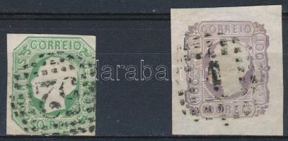 Portugália 1862 Forgalmi bélyegek Mi 15-16 (Mi EUR 240.-)