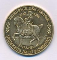 Németország 1991. "Preussen 1991 / Nagy Frigyes - 1712?1786 - Hazatérés Sanssouci-ba" kéto...