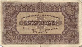 1923. 100K (5x) nyomdahely jelöléssel is T:III