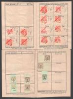 1941-1951 2 db Turul Magyar Országos Biztosító díjbefizetési könyvecske