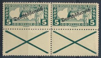 Ausztria 1919 Mi 253 CKR párban (Mi EUR 1.000.-)