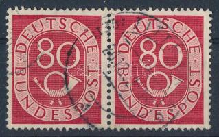 NSZK 1951 Forgalmi Mi 137 párban (Mi EUR 500.-)