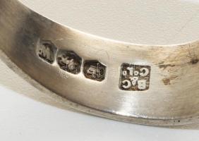 Angol ezüst (Ag) kanál, jelzett, nettó 21g