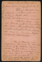 1916 Orosz hadifogoly levelezőlap Antipricháról Budapestre küldve