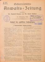 1857-1935 Vegyes nyomtatvány tétel: 

1857-1866 Reichs-Gesetz-Blatt für das Kaisterthum Oesterreic...