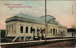 1909 Rozsnyó, Roznava; Bányászati és kohászati múzeum. Fuchs Adolf kiadása, Vogel D. felvétele / mining museum (b)