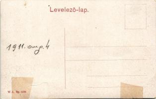 Rózsahegy, Ruzomberok; Városháza, templom. W.L. Bp. 2494. / town hall, church (r)