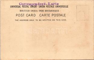 Mumbai, Bombay; Die Tatschali-Line. Bitte, versuchen Sie Aecht Franck Kaffee-Zusatz in Holzkisteln. ...