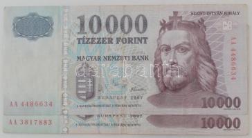 2007. 10.000Ft (2x) "AA3817883" + "AA 4486634" T:F Adamo F58H2