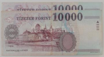 2007. 10.000Ft (2x) "AA3817883" + "AA 4486634" T:F
Adamo F58H2