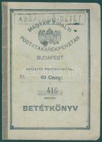 1934 A Magyar Királyi Postatakarékpénztár betétkönyve; Csurgó