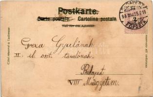 1899 (Vorläufer) Varanasi, Benares; Sammlungsplatz. Osan macht gesunde und schöne Zähne! Künstler Po...