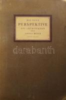 Adolf Reile: Die neue Perspektive des Architekten. Stuttgart,(1923.) Julius Hoffmann, 8 p.+XXXVI t. Német nyelven. 2. kiadás. Gazdag képanyaggal illusztrált. Benne az eredeti, de sérült papírborítóval. Málik József (1895?1963) építészmérnök, törvényszéki hites szakértő névbejegyzésével. Kiadói félvászon-kötésben, kopott borítóval.