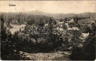 1916 Fuzine, Fusine; látkép / general view. Atelier Simic (Zagreb) (kopott sarkak / worn corners)