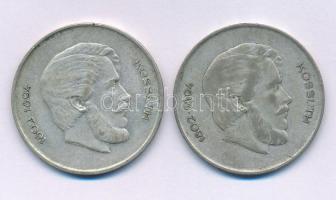1947. 5Ft Ag "Kossuth" (2x) T:VF,F patina
Adamo F8.1