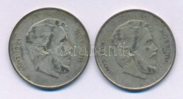 1947. 5Ft Ag "Kossuth" (2x) T:VF,F patina
Adamo F8.1