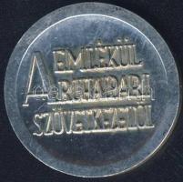 DN "Ruhaipari Szövetkezet" Ag emlékérem 13,2g T:2