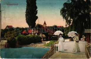 1912 Balatonfüred, Móló, Vaszary villa tornya (Rb)