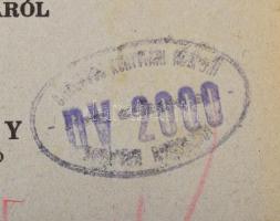 Vegyes nyomtatvány tétel, 4 db: 

1944 Kisalföldi Gazda IV. évf. 8. sz., 1944. április 20., 113-12...