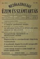 Vegyes nyomtatvány tétel, 4 db: 

1944 Kisalföldi Gazda IV. évf. 8. sz., 1944. április 20., 113-12...