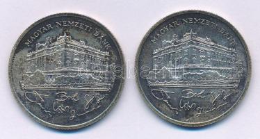 1992. 200Ft Ag "MNB" (2x) T:AU,XF patina
Adamo F13