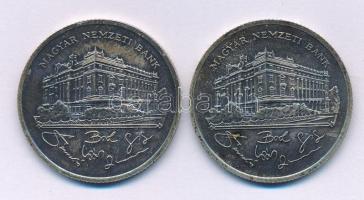 1992. 200Ft Ag "MNB" (2x) T:AU,XF patina
Adamo F13